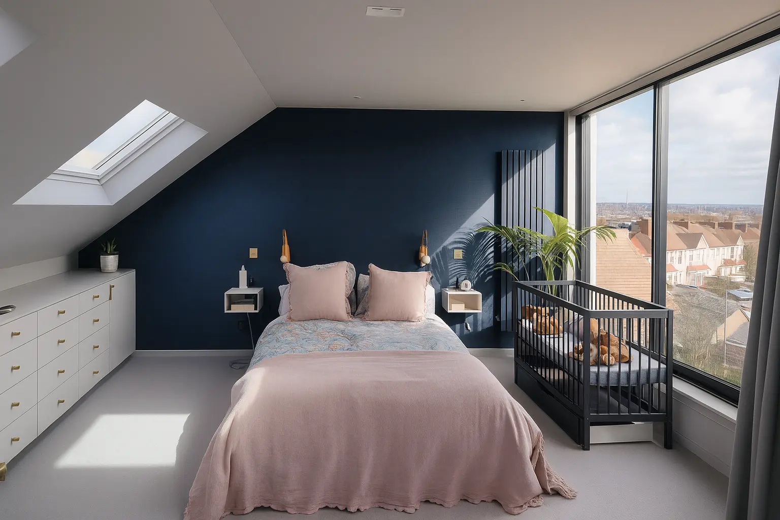 High-end bathroom refit with marble effect