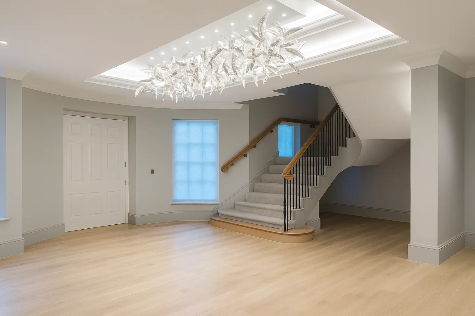 Luxurious bathroom redesign with modern finishes